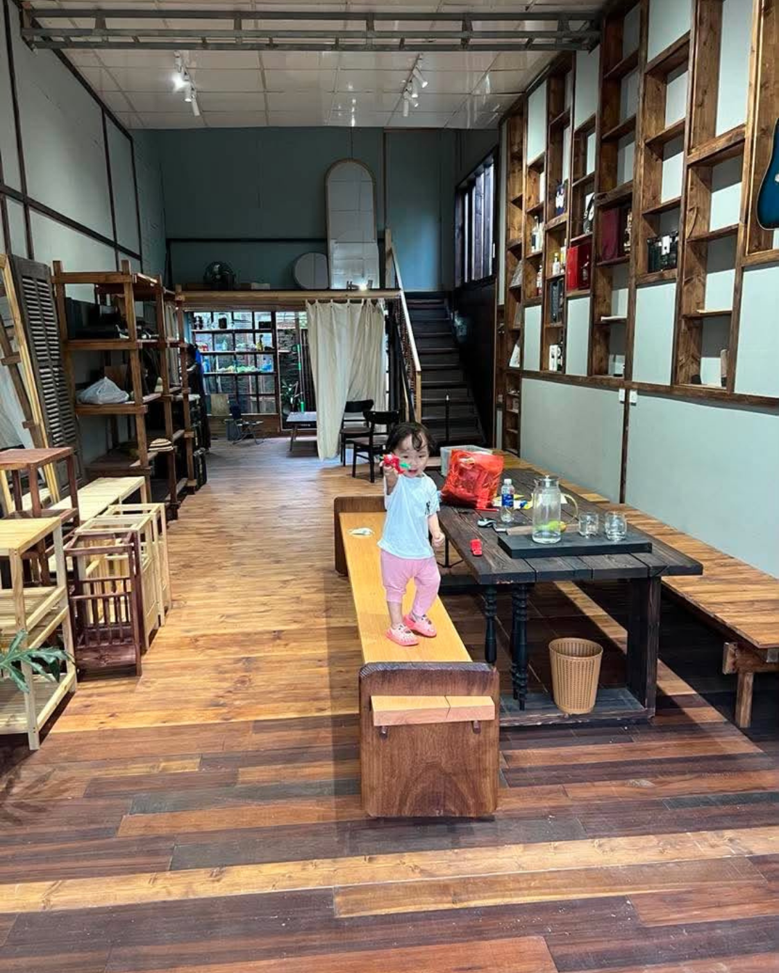 Ghế băng sồi nguyên tấm