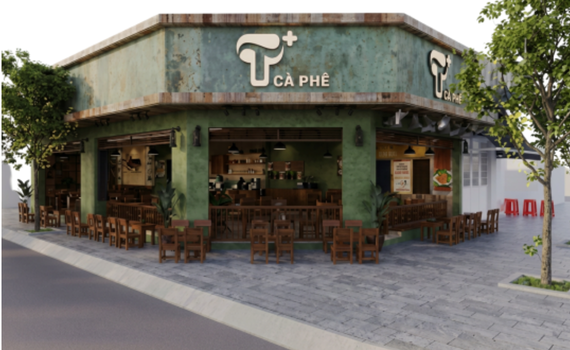 Dự án thi công quán cà phê T+