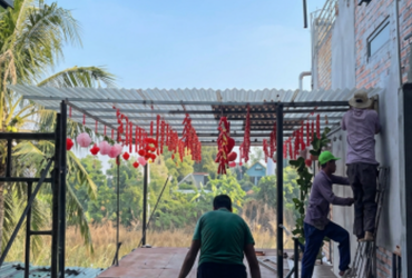 dự án cải tạo tiệm trà bơ